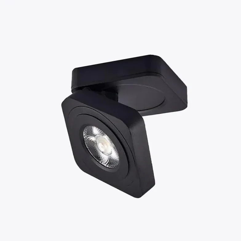 Black Spotlight For Kitchen Square Modern Aluminum Led