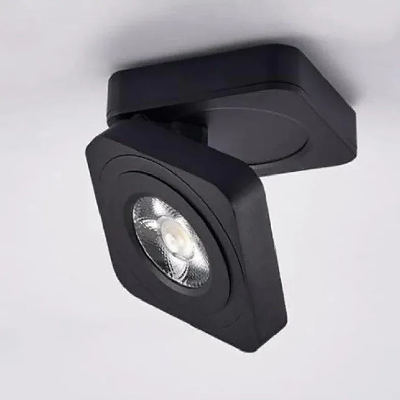 Black Spotlight For Kitchen Square Modern Aluminum Led