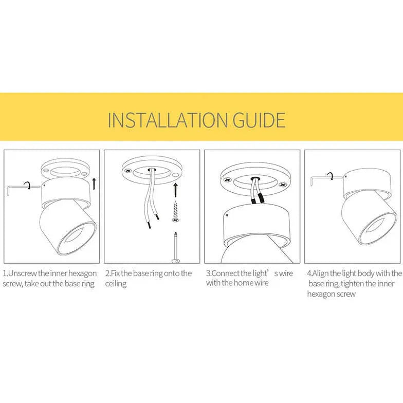 Black Flush Light For Bedroom Novak Metal Ip20 Led