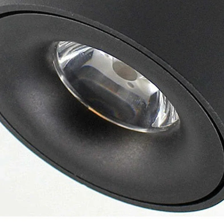 Black Flush Light For Bedroom Novak Metal Ip20 Led