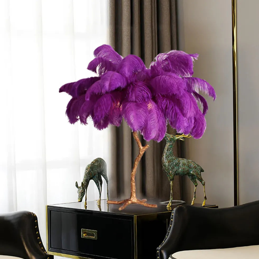 Shape Table Lamp For Bedroom Luxury Resin