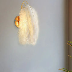 Gold Flush Wall Light For Bedroom O'moore Metal