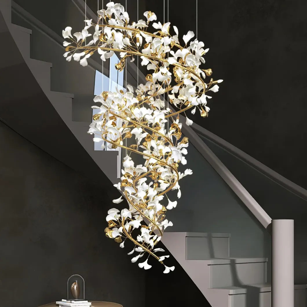 Gold Statement Pendant Light For Bedroom Olivia Metal Without Bulbs