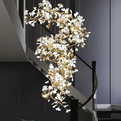 Gold Statement Pendant Light For Bedroom Olivia Metal Without Bulbs