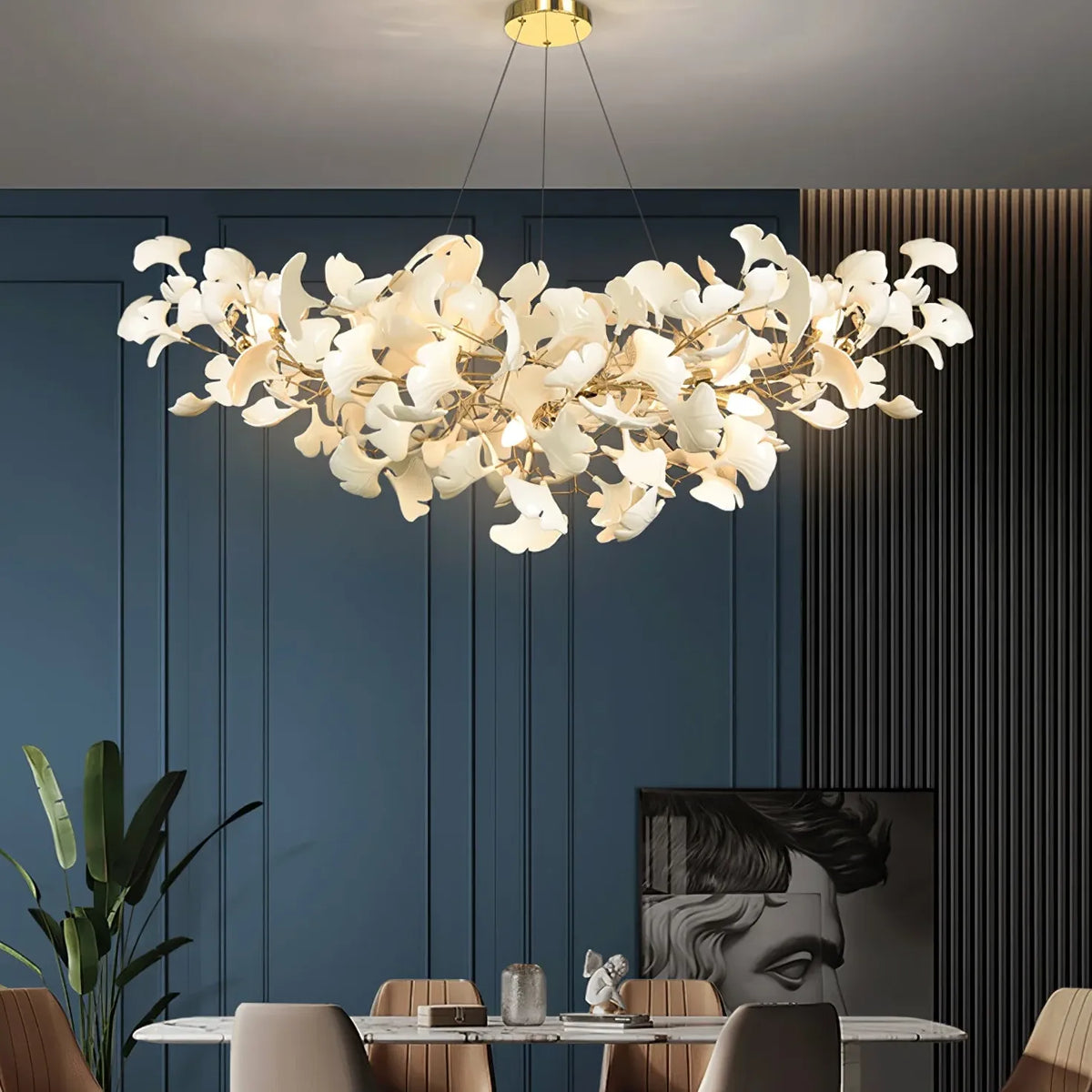 Gold Modern Chandeliers For Bedroom Olivia Ceramic Without Bulbs Led Ip20