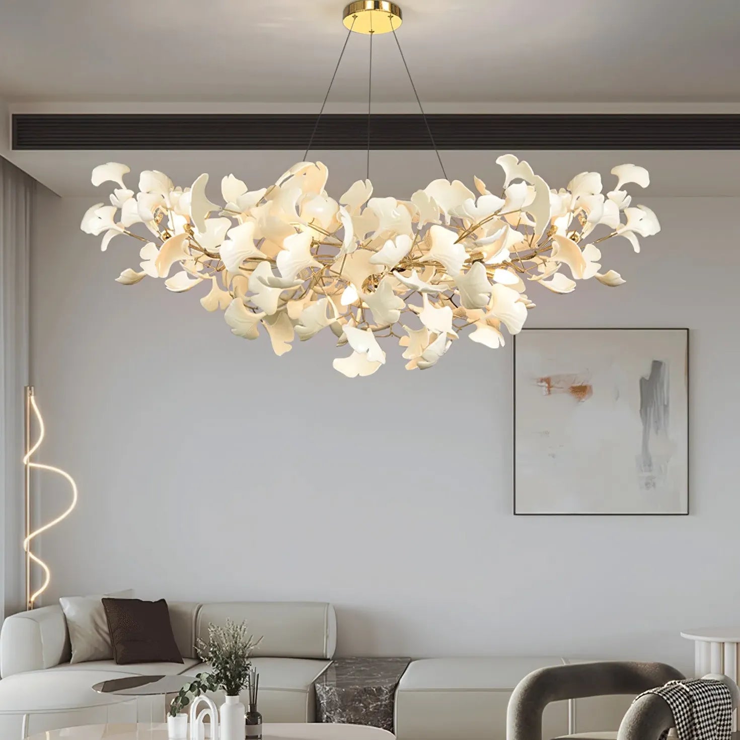 Gold Modern Chandeliers For Bedroom Olivia Ceramic Without Bulbs Led Ip20