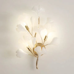 White Flush Wall Light For Bedroom Olivia Ceramic Ip20 Warm White