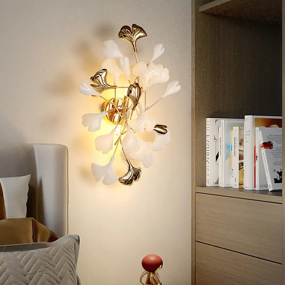 White Flush Wall Light For Bedroom Olivia Ceramic Ip20 Warm White