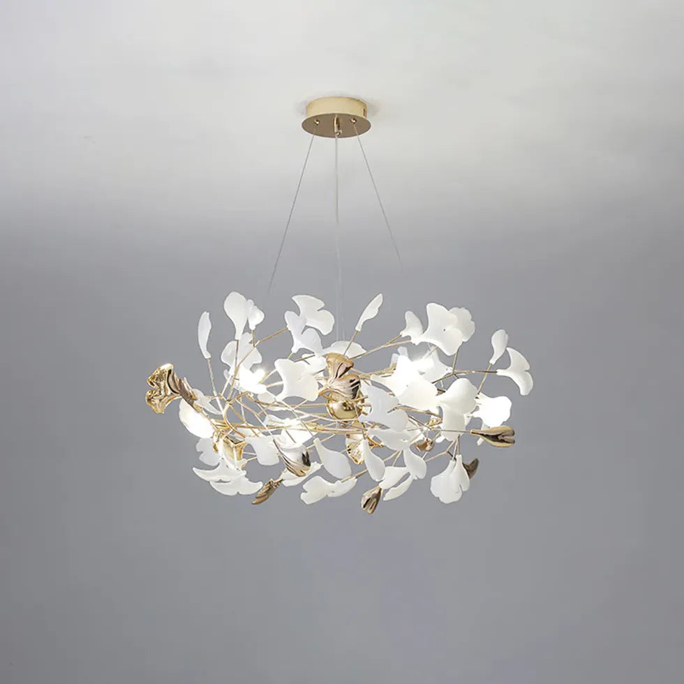 Gold Modern Chandeliers For Study Room Olivia Ceramic Led Ip20