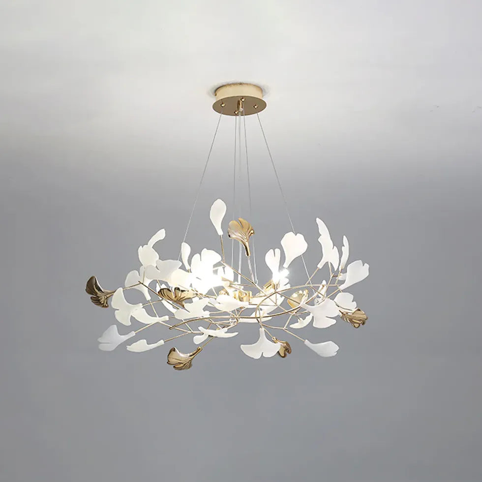 Gold Modern Chandeliers For Study Room Olivia Ceramic Led Ip20