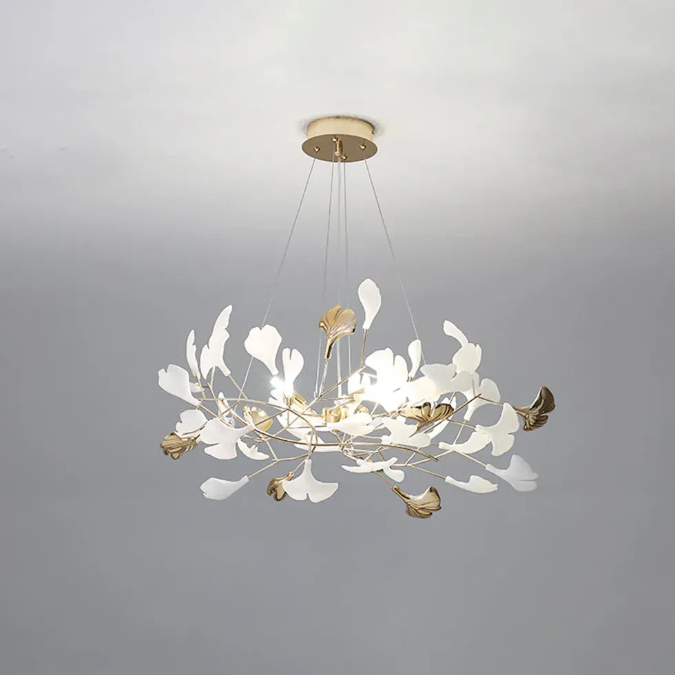 Gold Modern Chandeliers For Study Room Olivia Ceramic Led Ip20