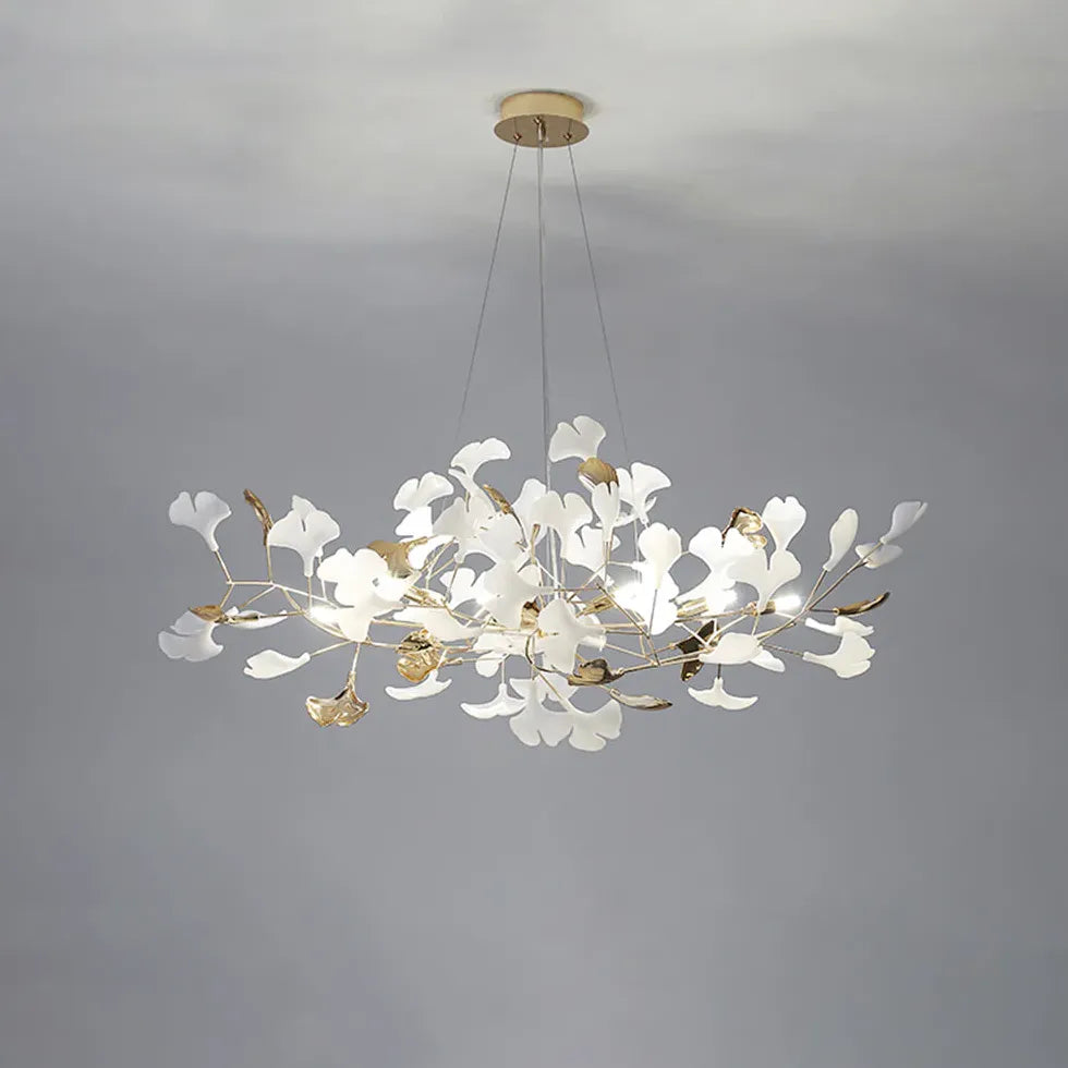 Gold Modern Chandeliers For Study Room Olivia Ceramic Led Ip20