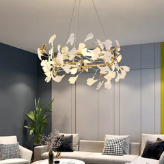 Gold Modern Chandeliers For Study Room Olivia Ceramic Led Ip20