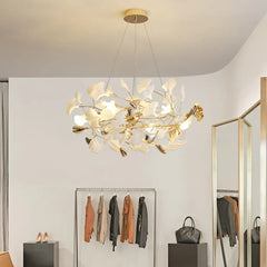 Gold Modern Chandeliers For Study Room Olivia Ceramic Led Ip20