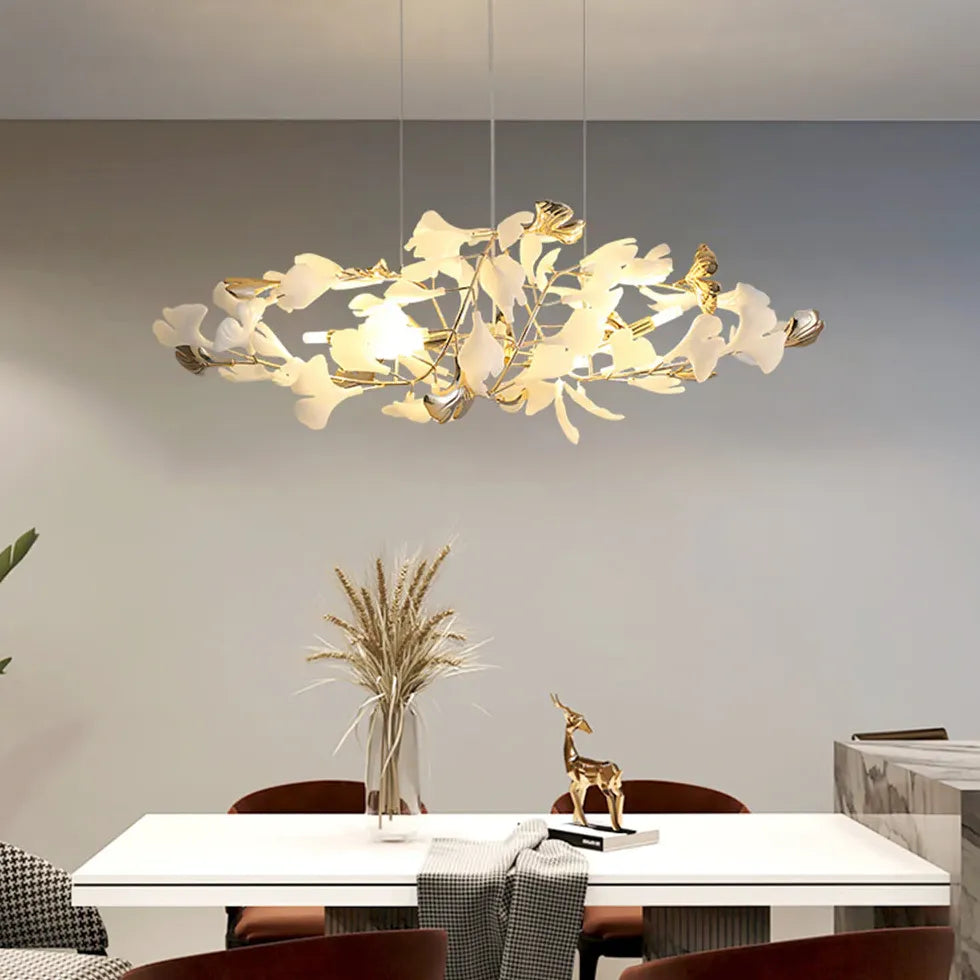 Gold Modern Chandeliers For Study Room Olivia Ceramic Led Ip20