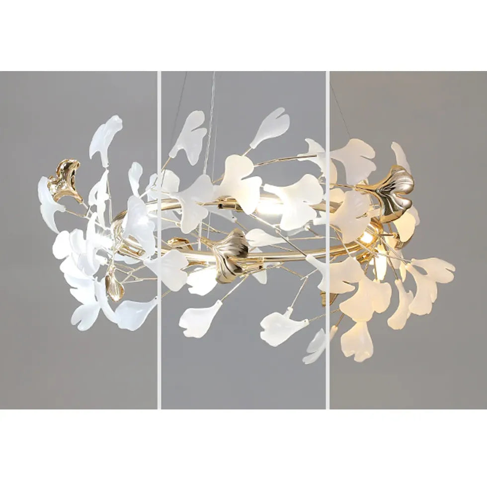 Gold Modern Chandeliers For Study Room Olivia Ceramic Led Ip20