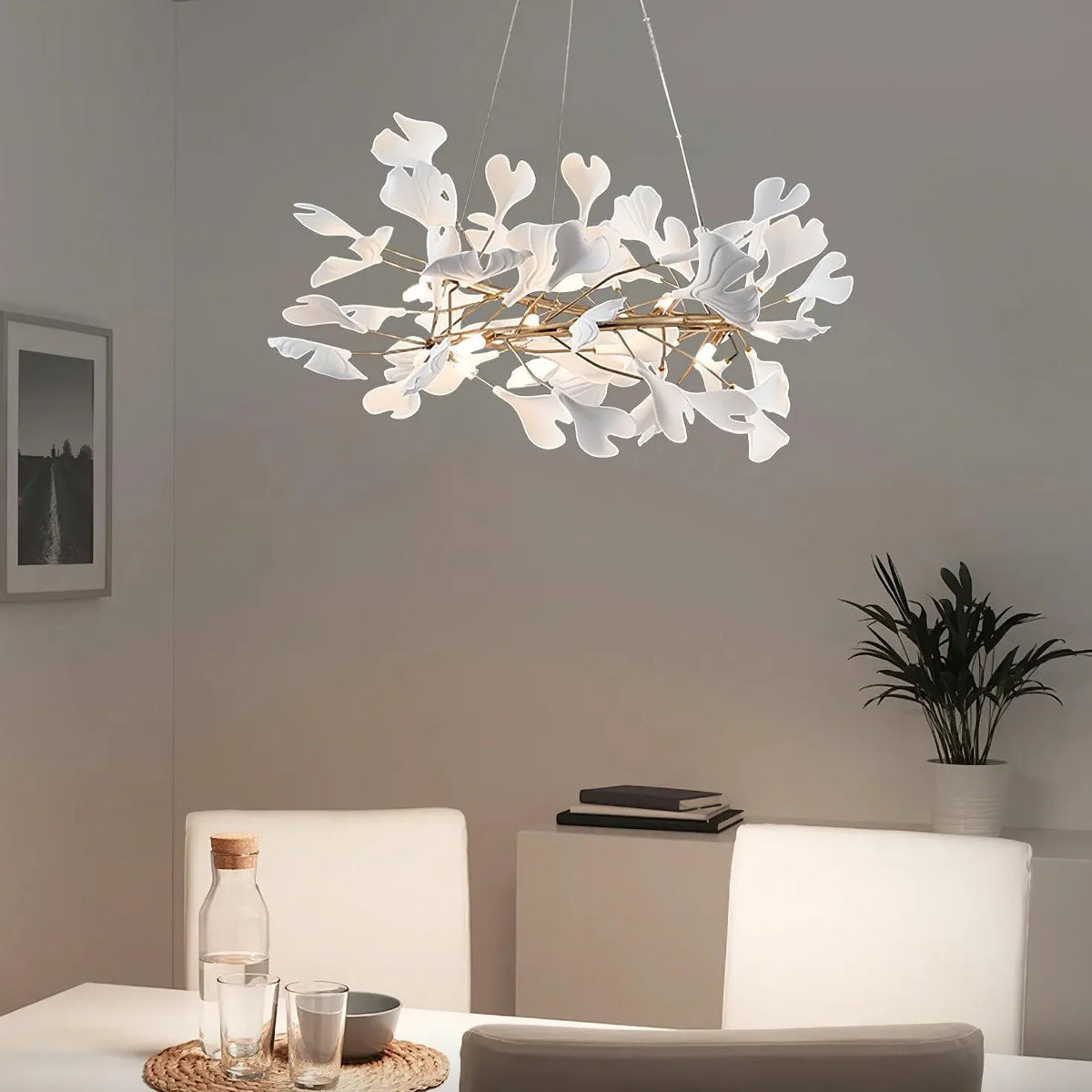 Statement Pendant Light For Bedroom Olivia Metal & Ceramic Led