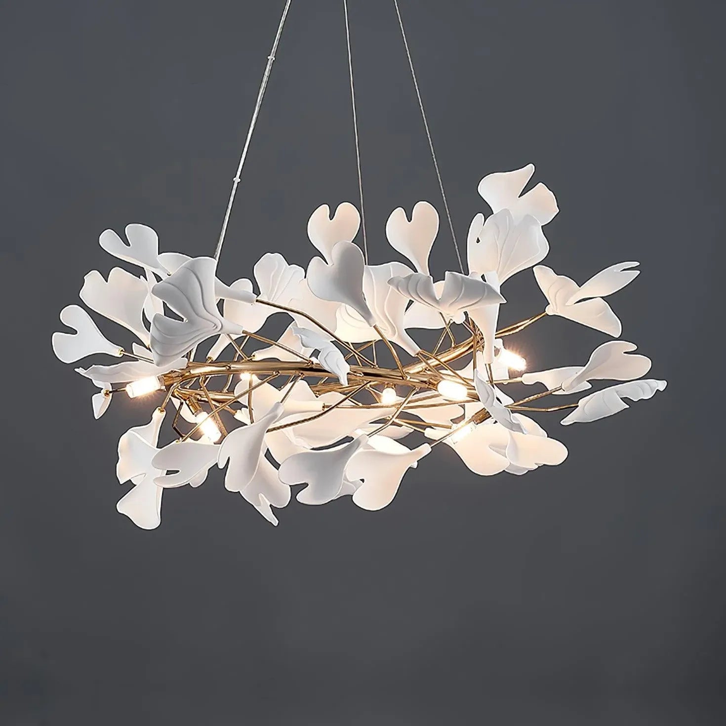 Statement Pendant Light For Bedroom Olivia Metal & Ceramic Led