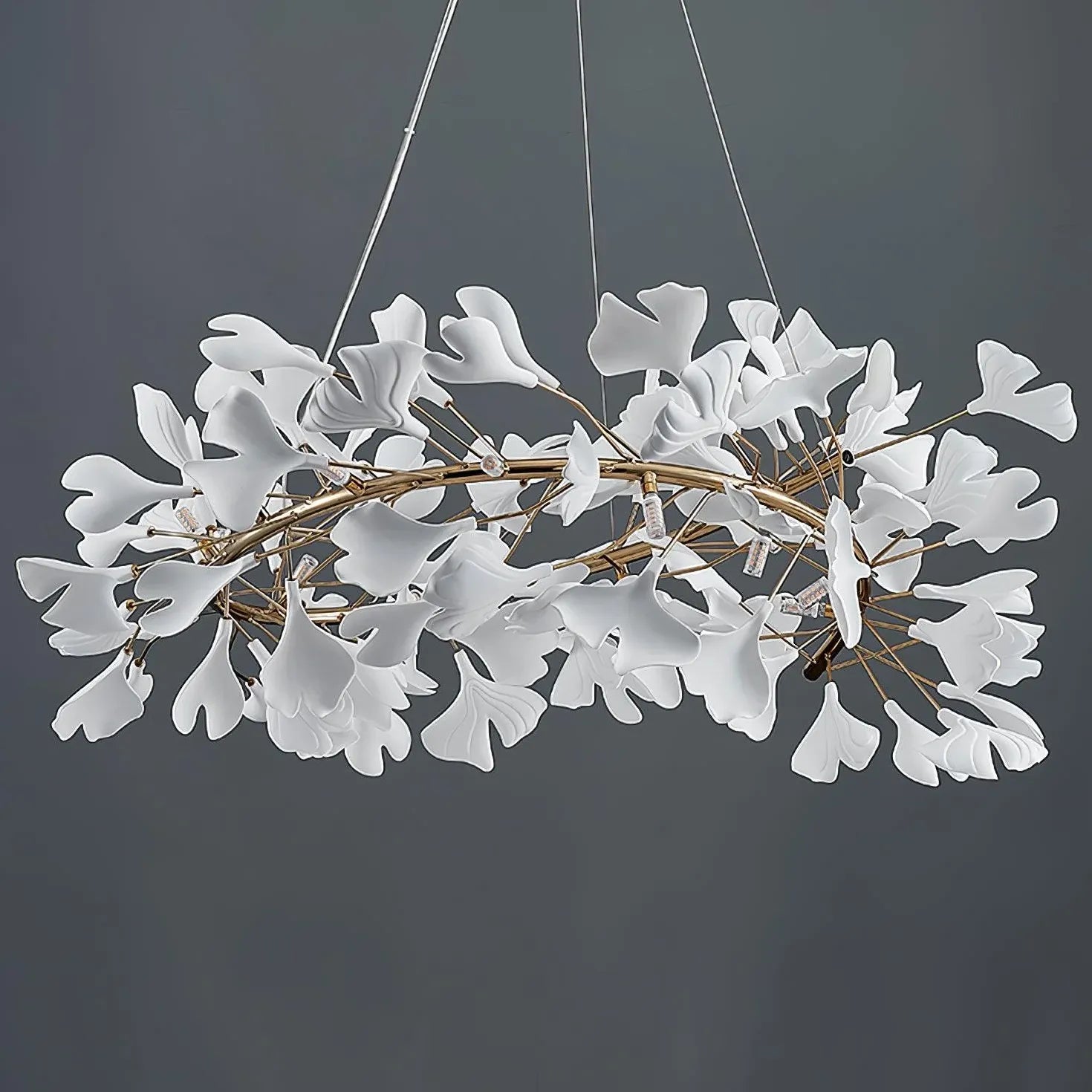 Statement Pendant Light For Bedroom Olivia Metal & Ceramic Led