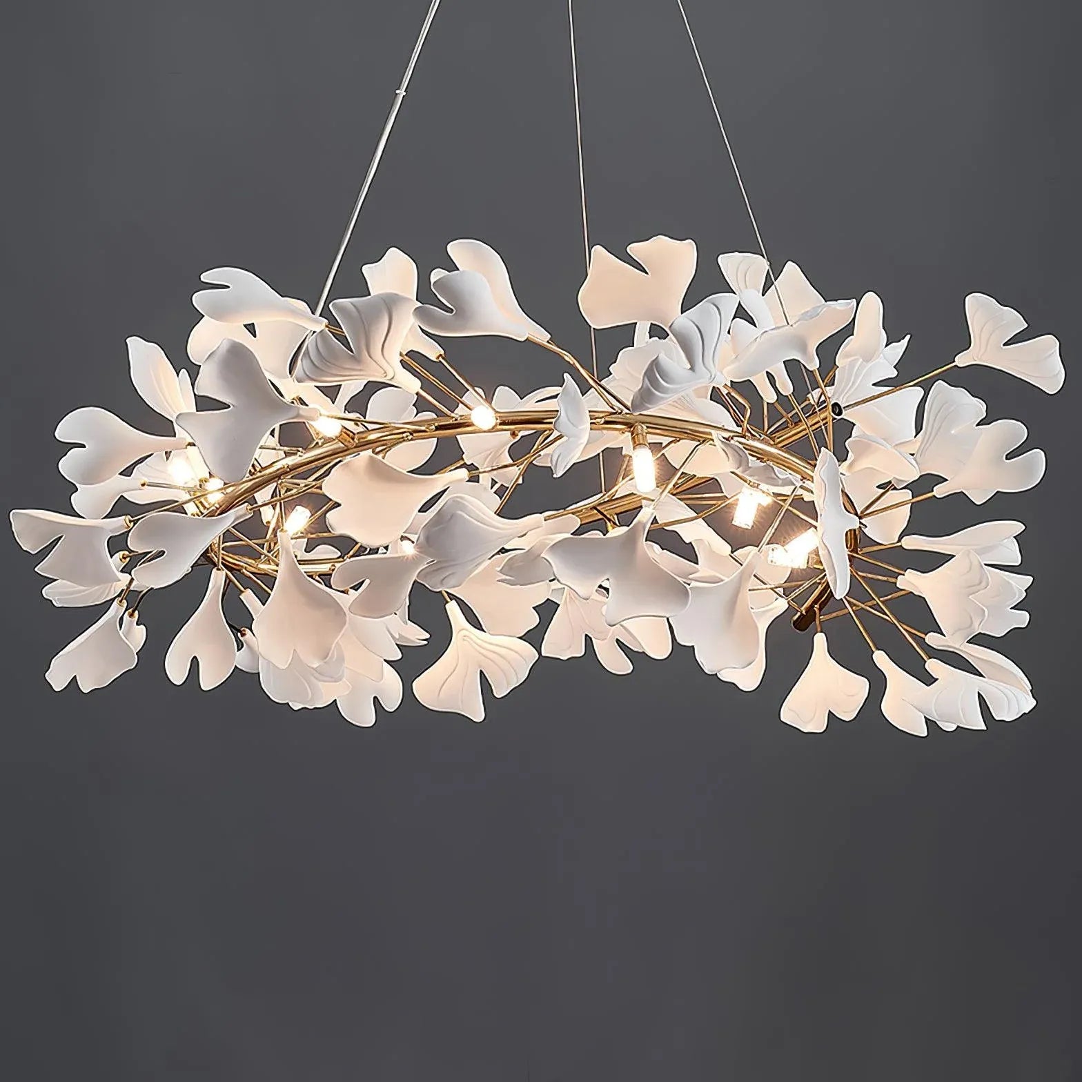 Statement Pendant Light For Bedroom Olivia Metal & Ceramic Led