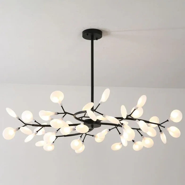 Black Chandelier For Bedroom Olivia Metal Warm White Bi-pin Ip20