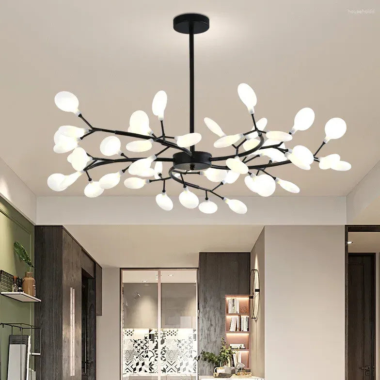 Black Chandelier For Bedroom Olivia Metal Warm White Bi-pin Ip20