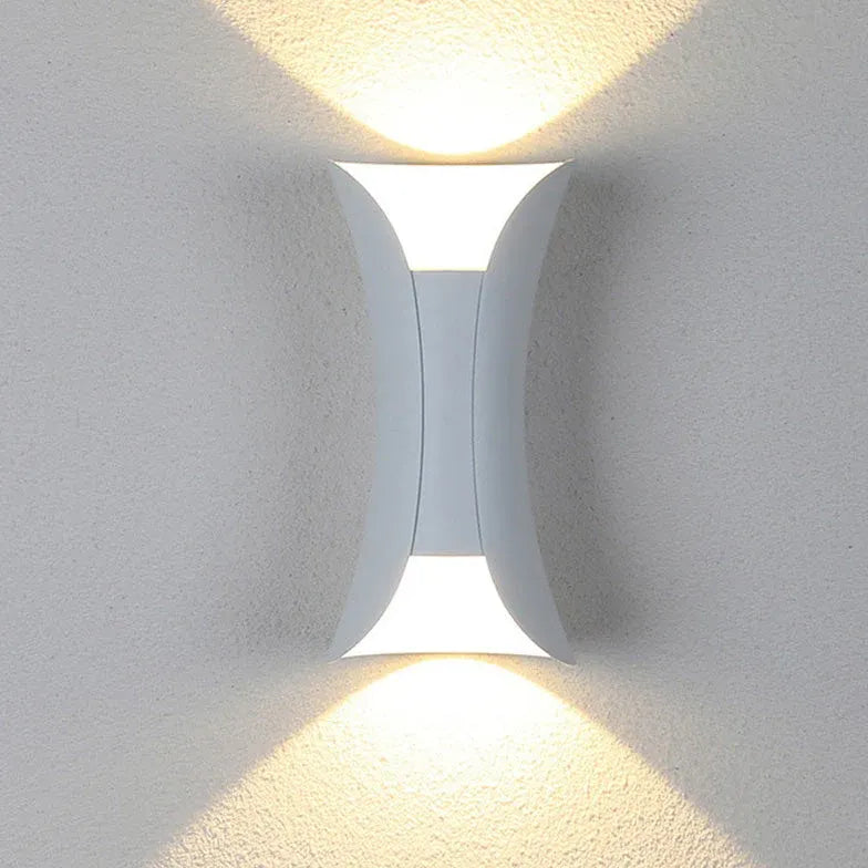 Up & Down Light Orr Metal Ip65 Warm White Led