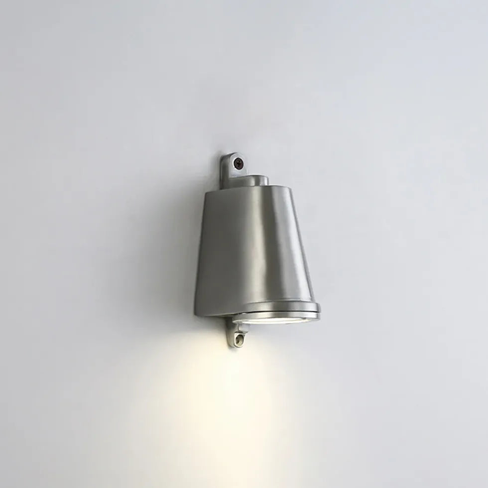 Black Industrial Metal Bell Shaped Led Outdoor Wall Light