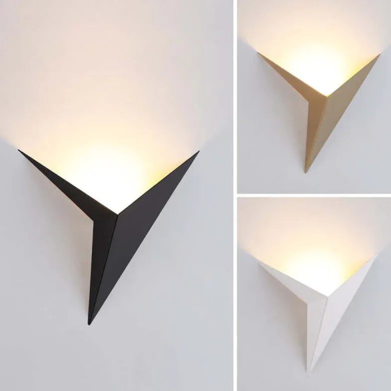 Triangle Led Wall Lamp For Bedroom