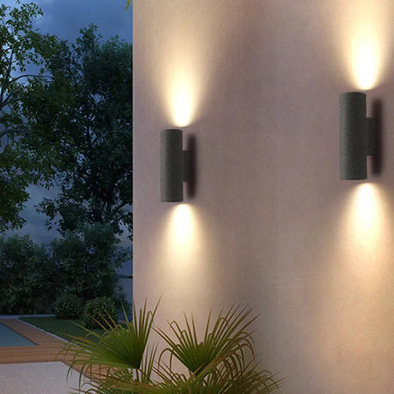 Black Up & Down Light Orr Cement Led