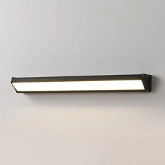 Black Mirror Light For Bathroom Linear Orr Acrylic Ip44 Led Cool White