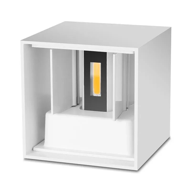 Black Up & Down Light Square Orr Metal Neutral Light