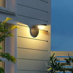 Black Solar Hybrid Orr Metal & Acrylic Solar Ip65 Led Outdoor Warm White