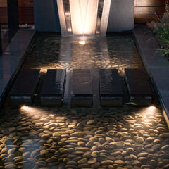 Black Garden Spotlight Orr Metal & Glass Led Ip65