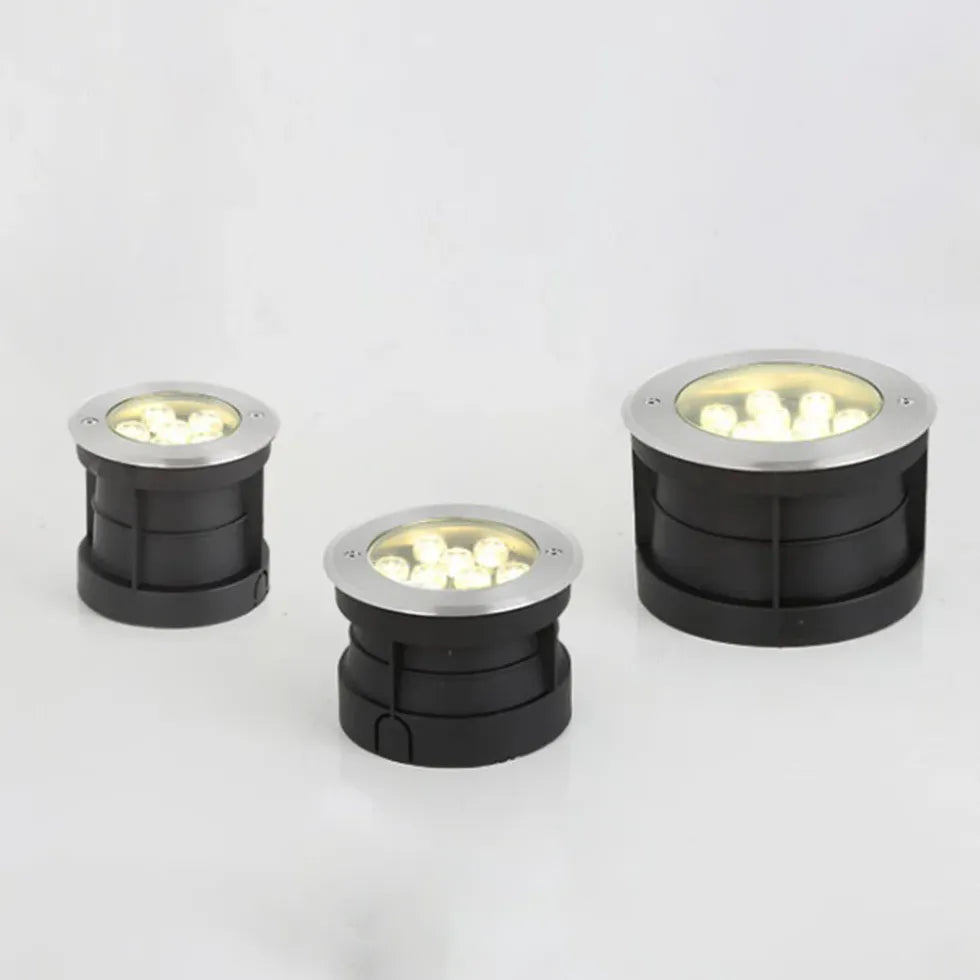 Black Garden Spotlight Orr Metal & Glass Led Ip65