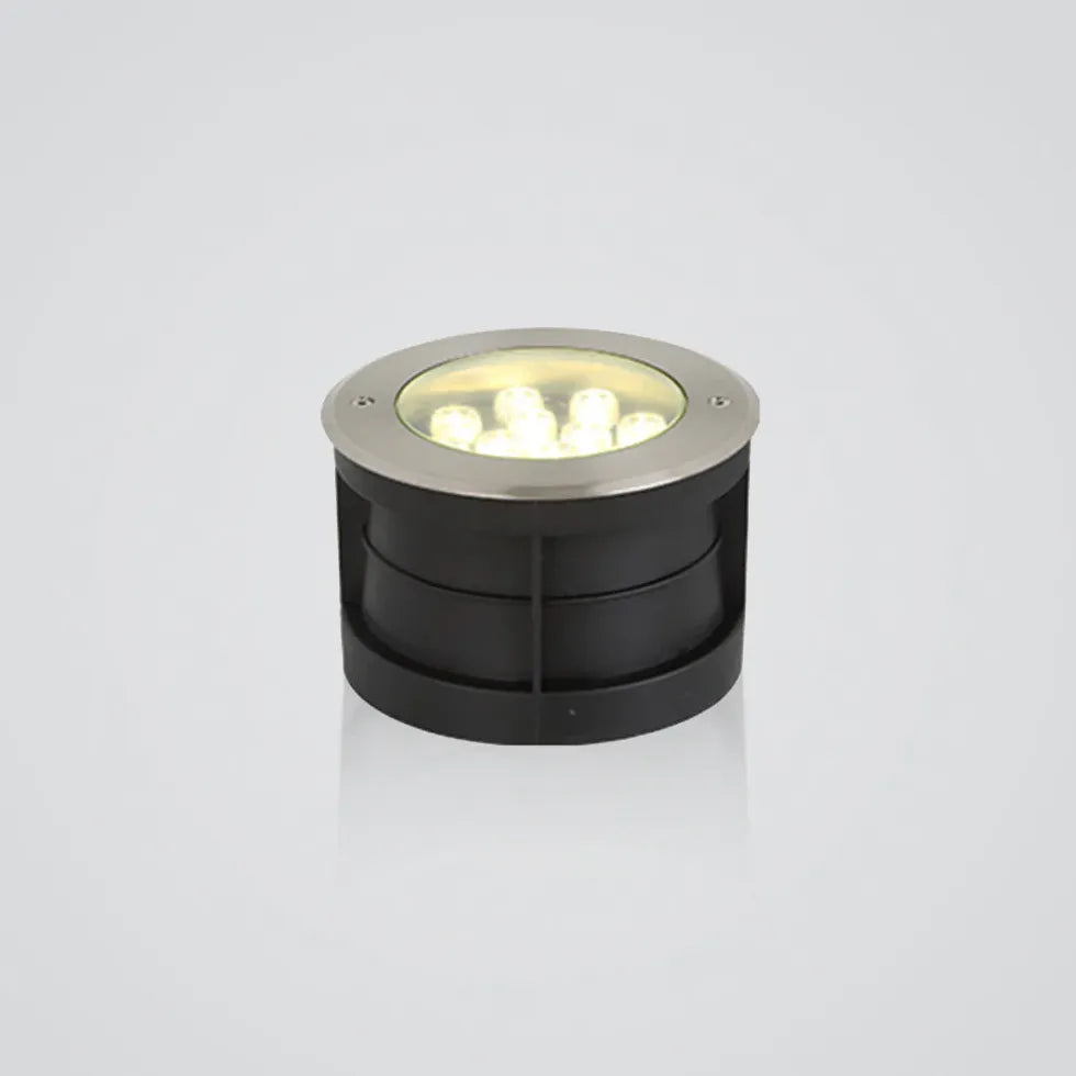 Black Garden Spotlight Orr Metal & Glass Led Ip65