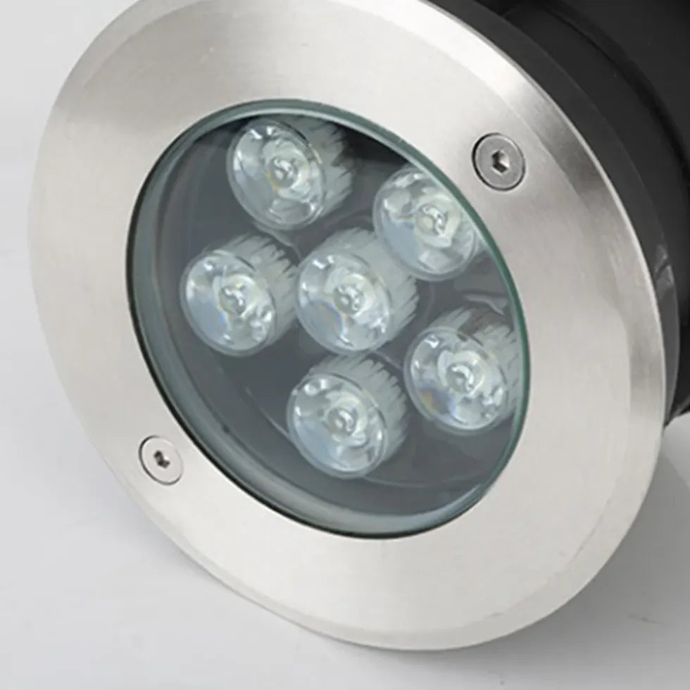 Black Garden Spotlight Orr Metal & Glass Led Ip65