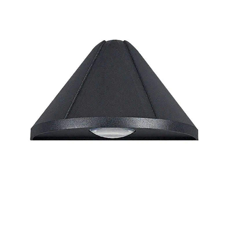 Black Outdoor Wall Light Cone Outdoor Metal