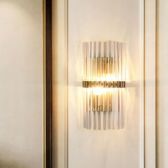 Gold Flush Wall Light For Bedroom Orr Metal Led Ip20