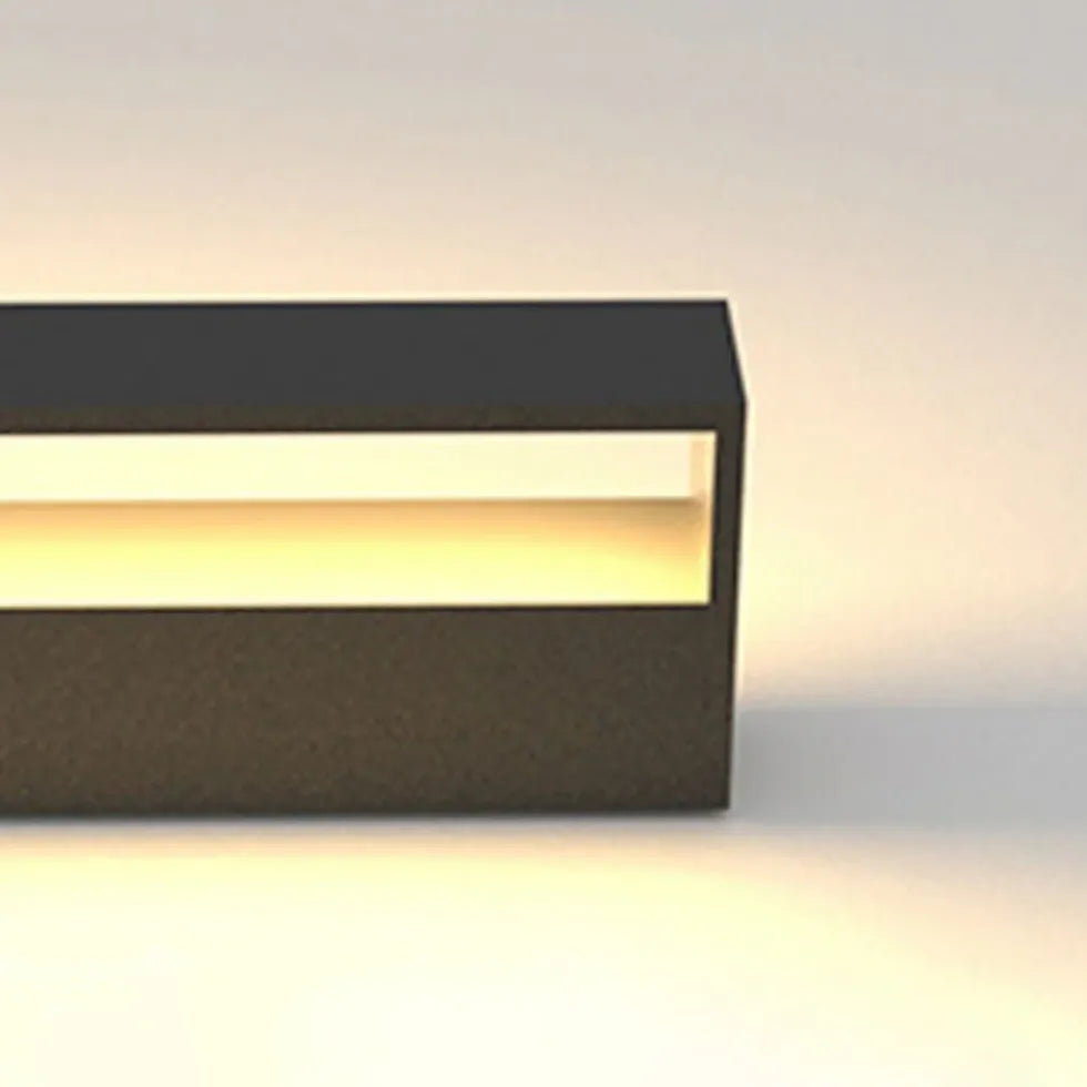 Black Outdoor Wall Light Orr Metal Outdoor