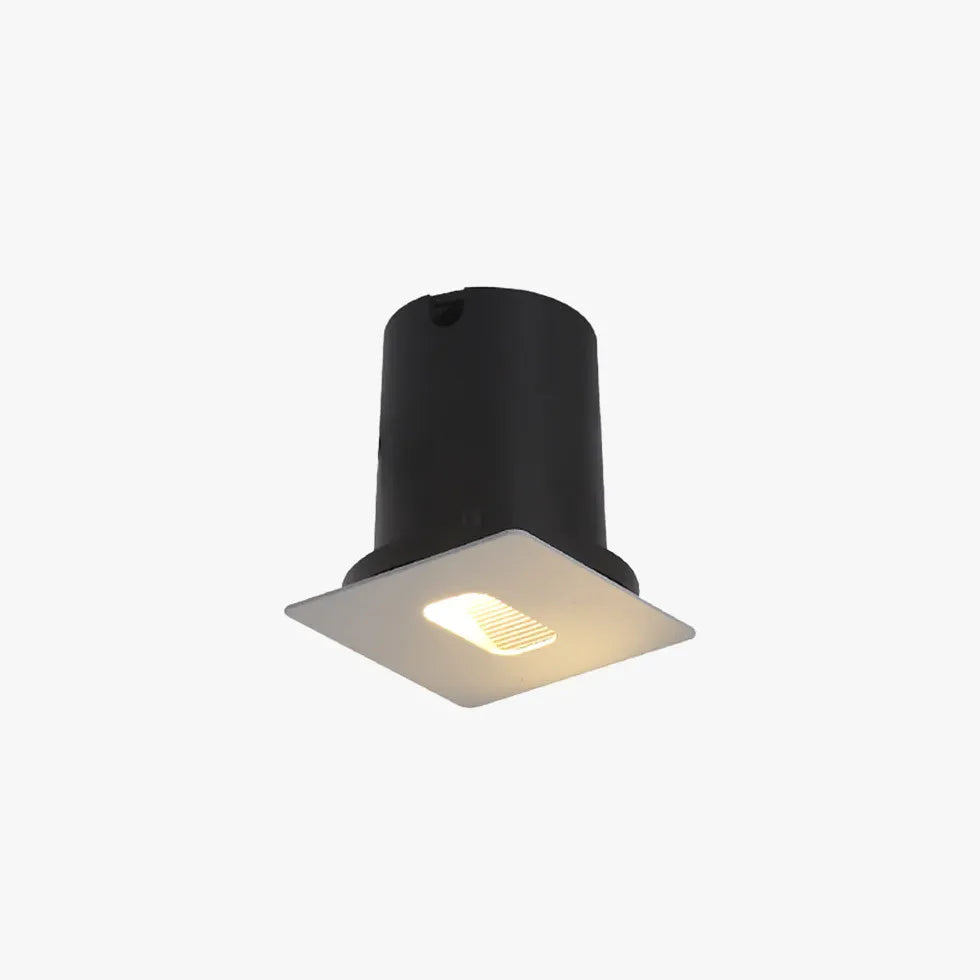 Black Tile & Brick Light Square Orr Metal & Acrylic Outdoor Ip65