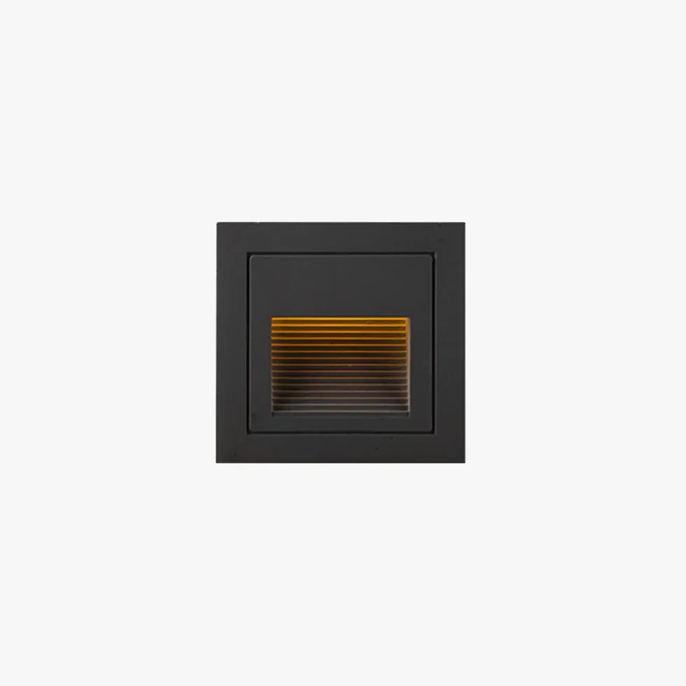 Black Led Square Orr Metal Led