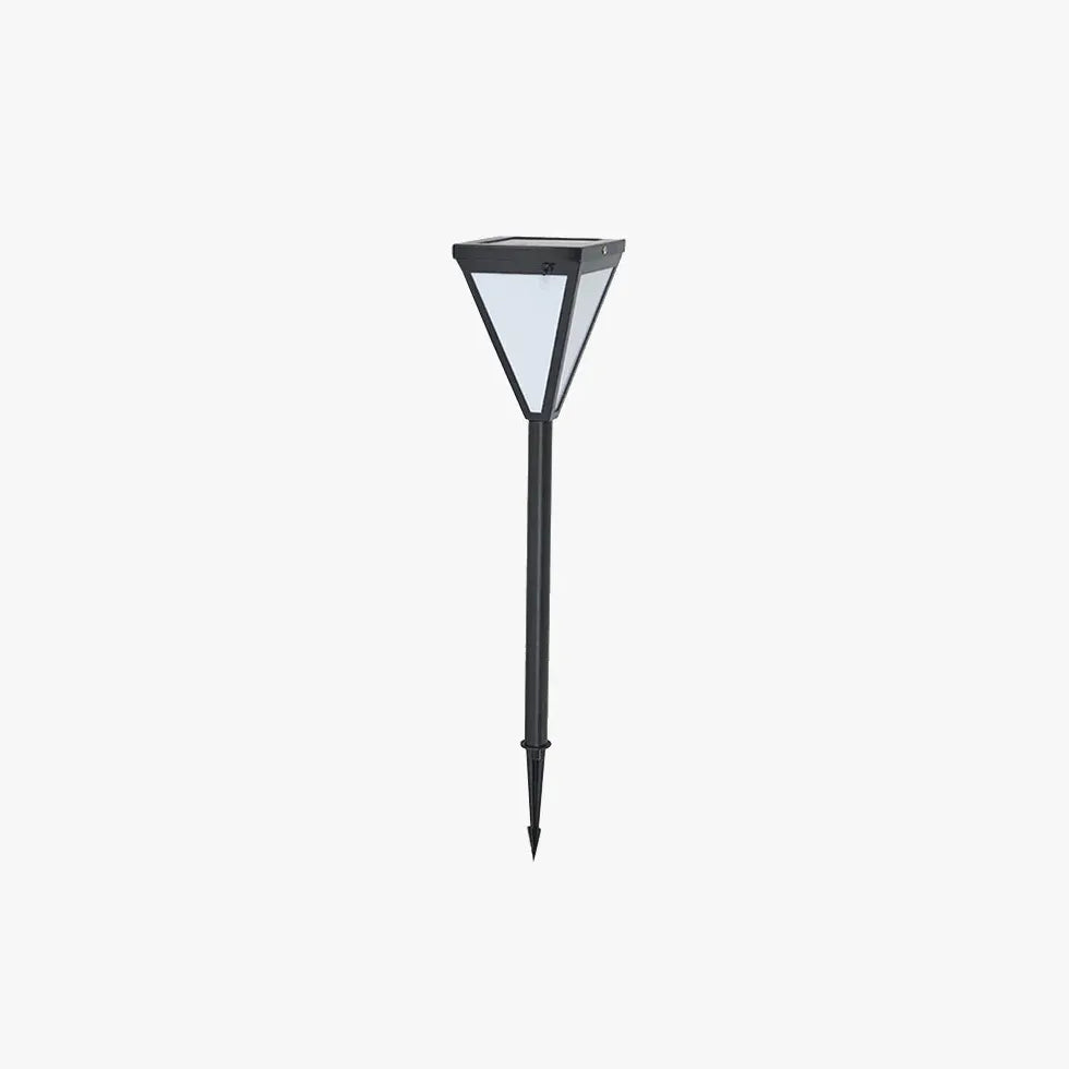 Black Solar Light Orr Aluminium Ip65 Outdoor