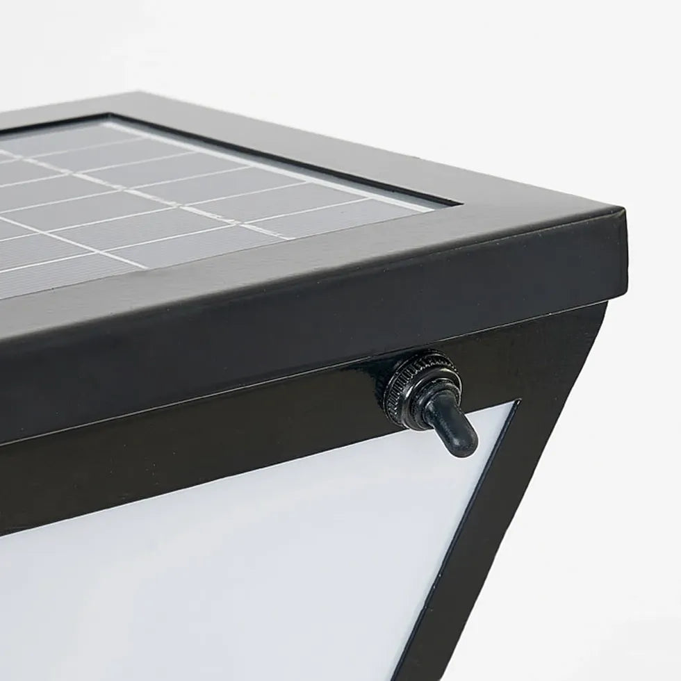 Black Solar Light Orr Aluminium Ip65 Outdoor