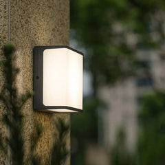 Black Solar Hybrid Rectangular Orr Acrylic Natural Light Outdoor Led Ip65