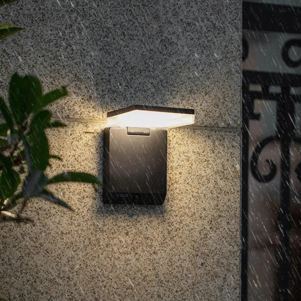 Black Wall Light Orr Acrylic Outdoor Led Ip65