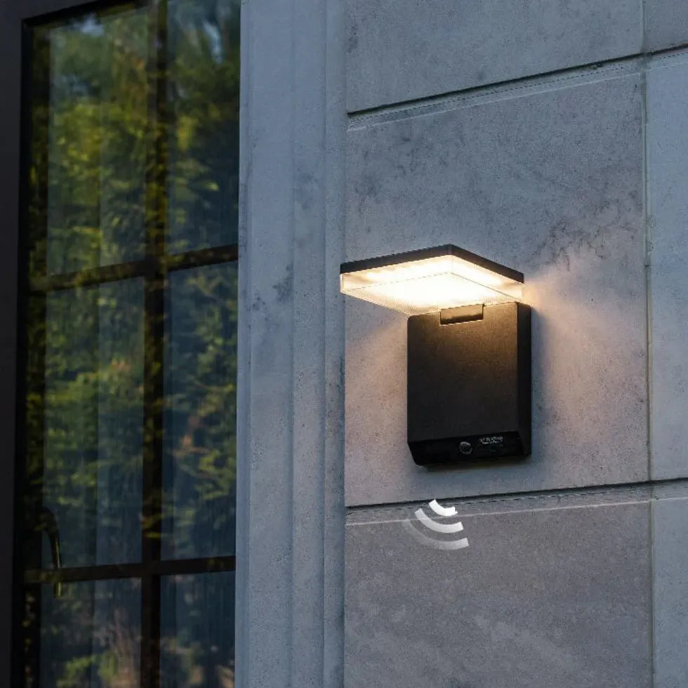 Black Wall Light Orr Acrylic Outdoor Led Ip65