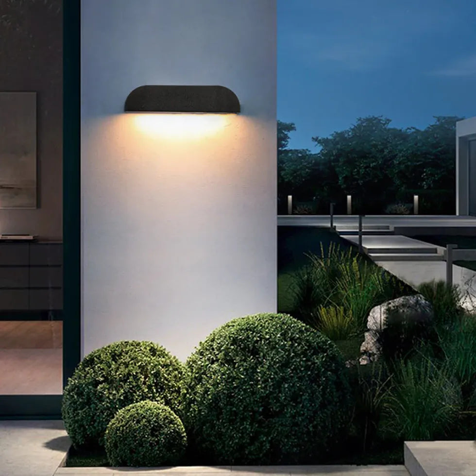 Black Outdoor Wall Light Orr Metal Outdoor