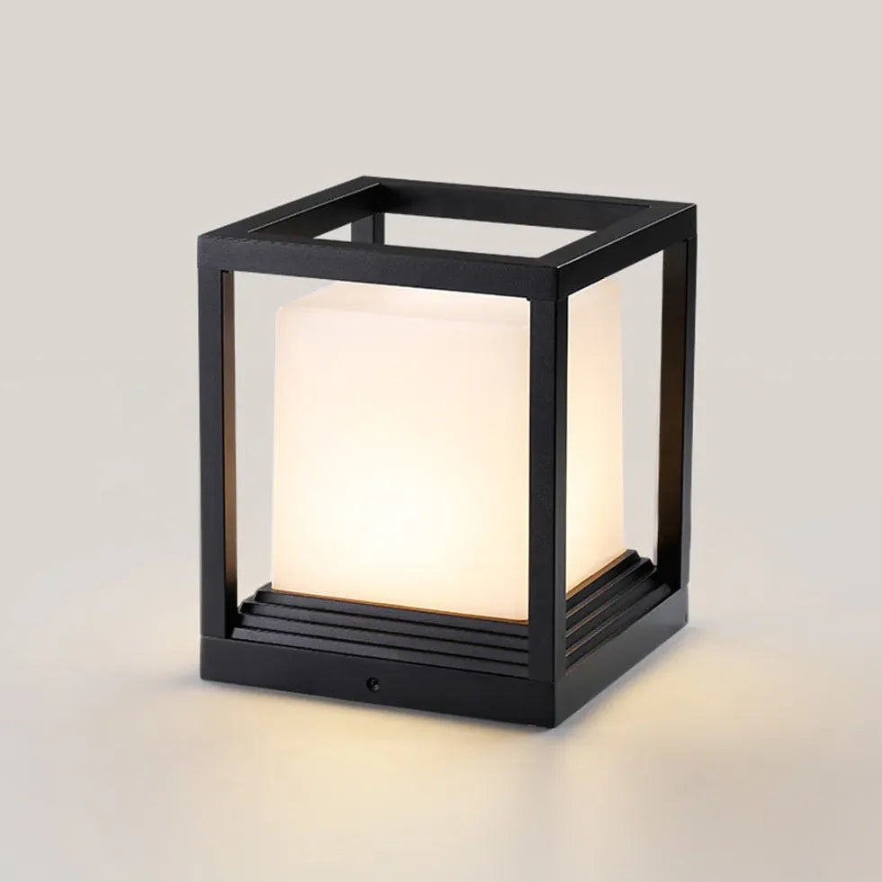 Black Solar Hybrid Rectangular Orr Metal & Acrylic Ip65 Led