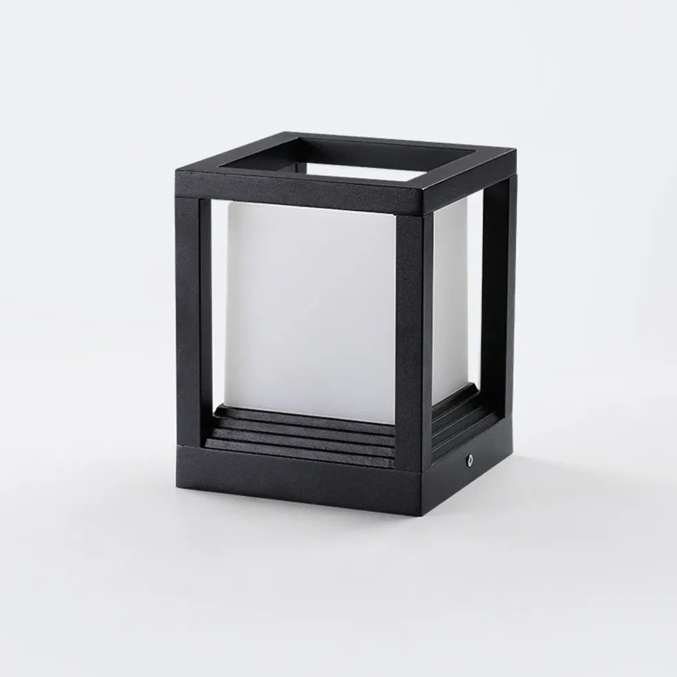 Black Solar Hybrid Rectangular Orr Metal & Acrylic Ip65 Led